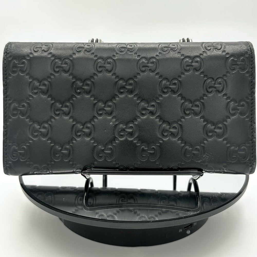 Authentic GUCCI Guccissima Signature Icon Continental Wallet - Picture 2 of 14